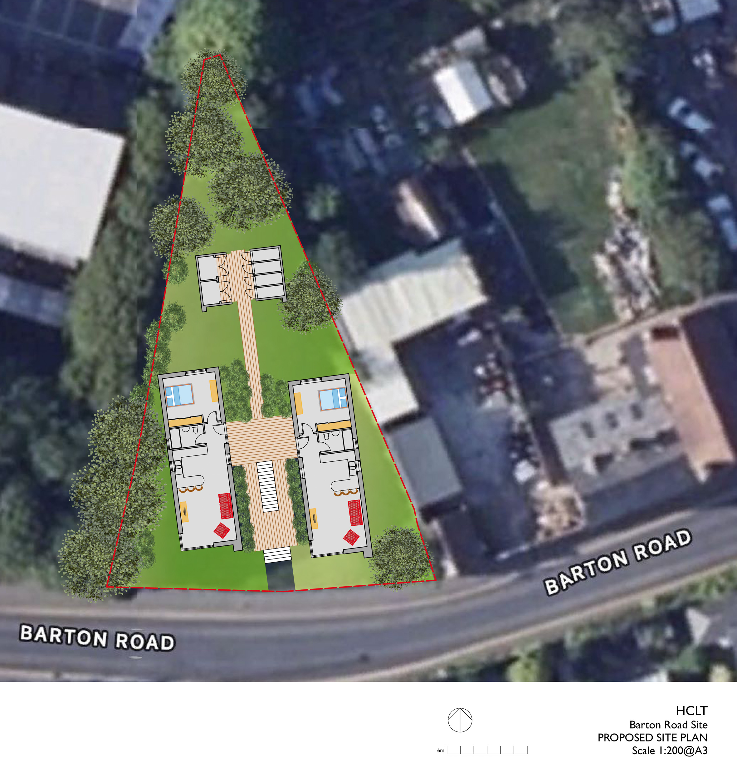 Barton Road Site Layout Plan
